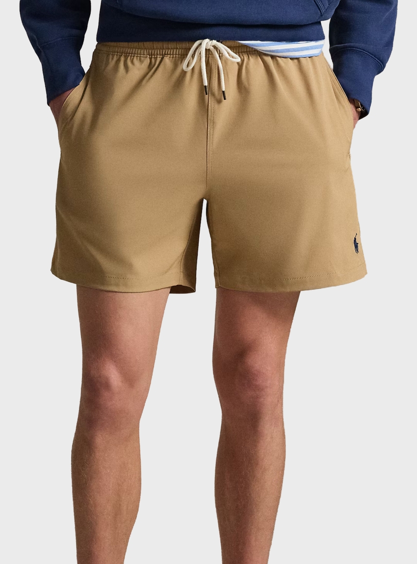 Polo Ralph Lauren 14.5 Cm Traveller Swimming Trunk - Dark Beige