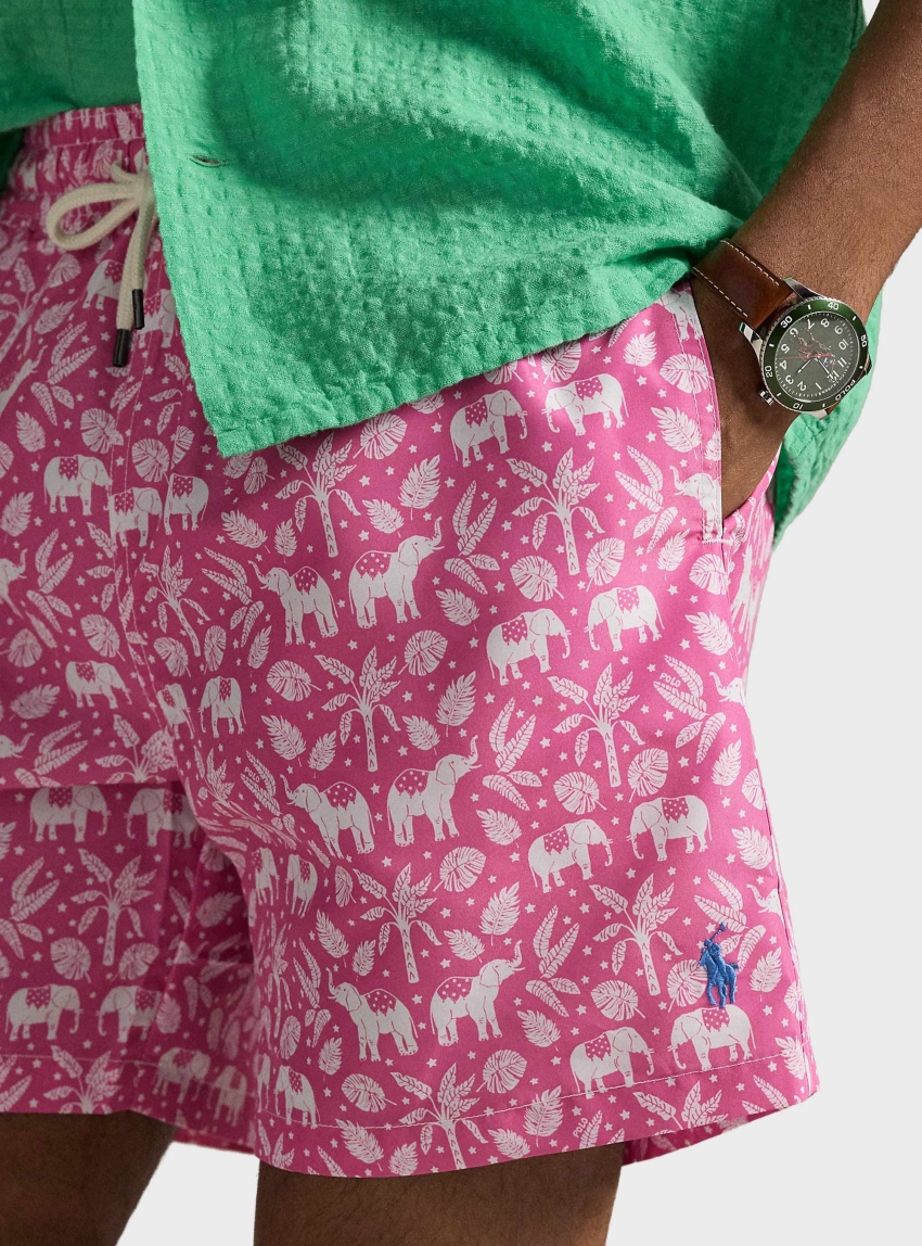 Polo Ralph Lauren 14.5-Cm Traveller Swimming Trunk - Pink