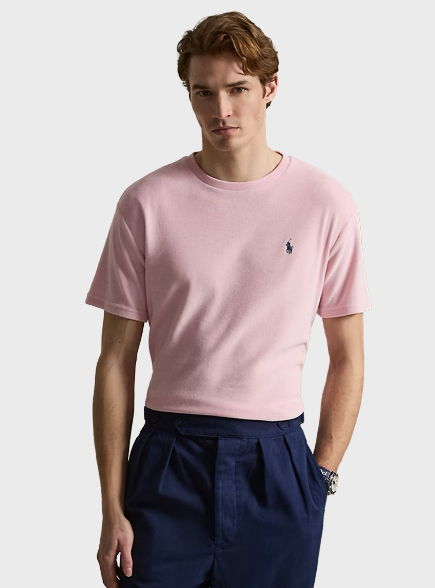 Polo Ralph Lauren Classic Fit Terry T-Shirt - Pink