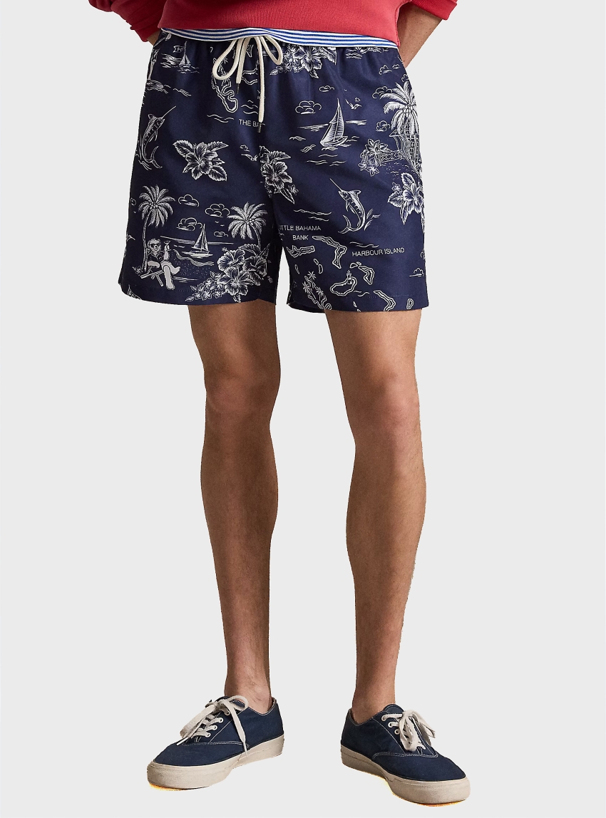 Polo Ralph Lauren 14.5 Cm Traveller Swimming Trunks - Blue