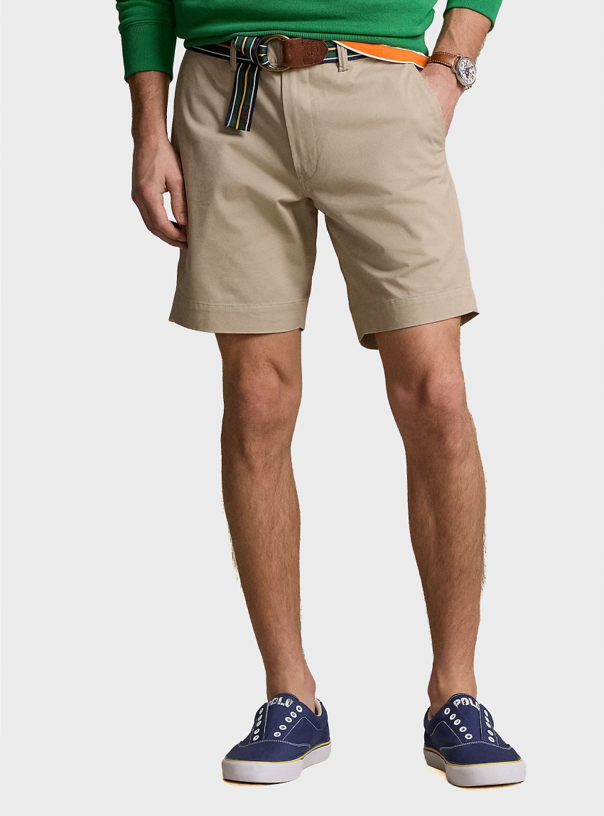 Polo Ralph Lauren 20.3 Cm Straight Fit Stretch Chino Shorts - Beige