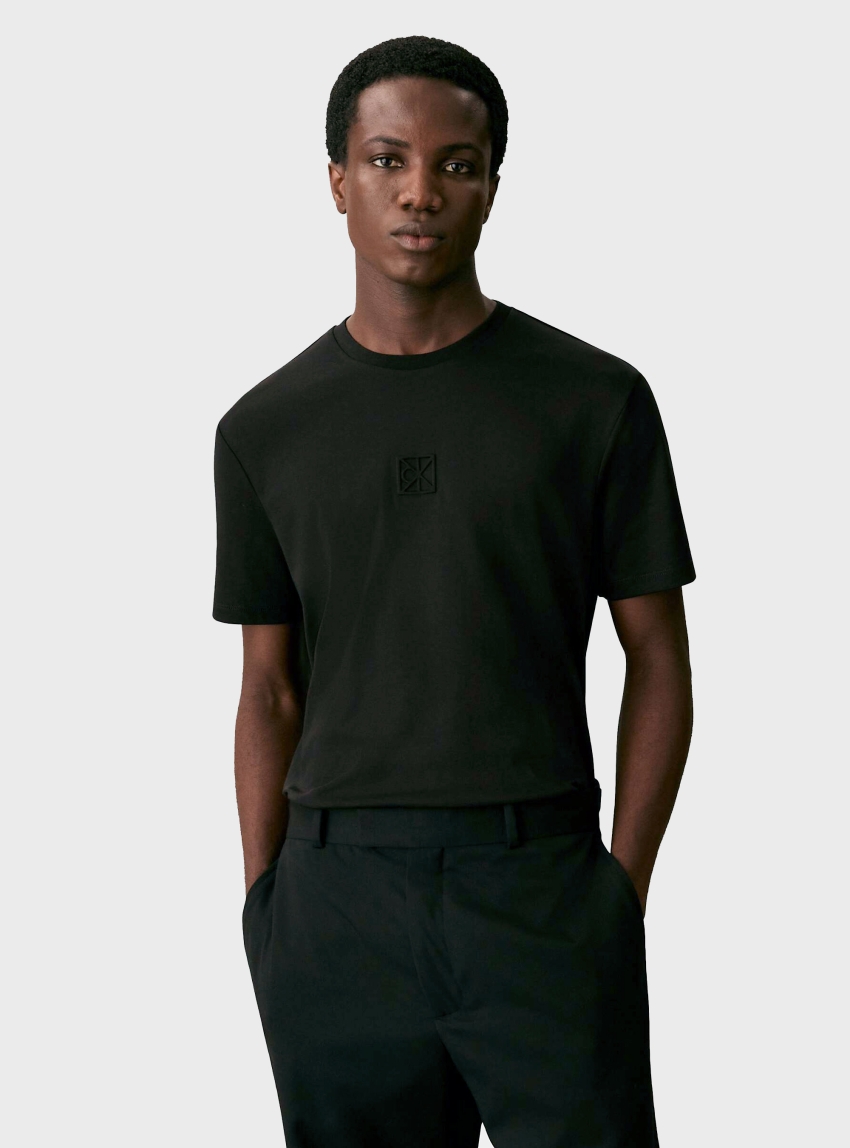 Calvin Klein Supima  Cotton T-Shirt - Black