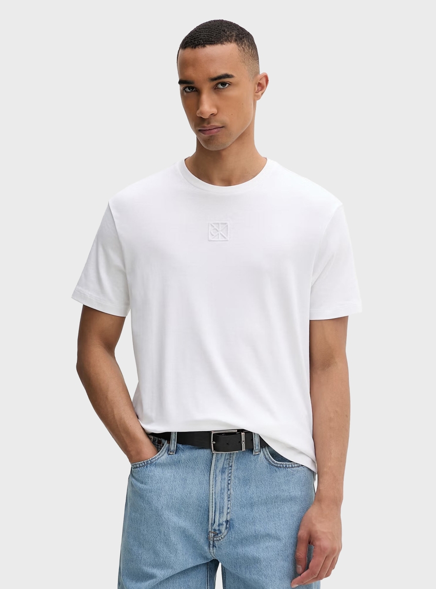 Calvin Klein Supima  Cotton T-Shirt - White