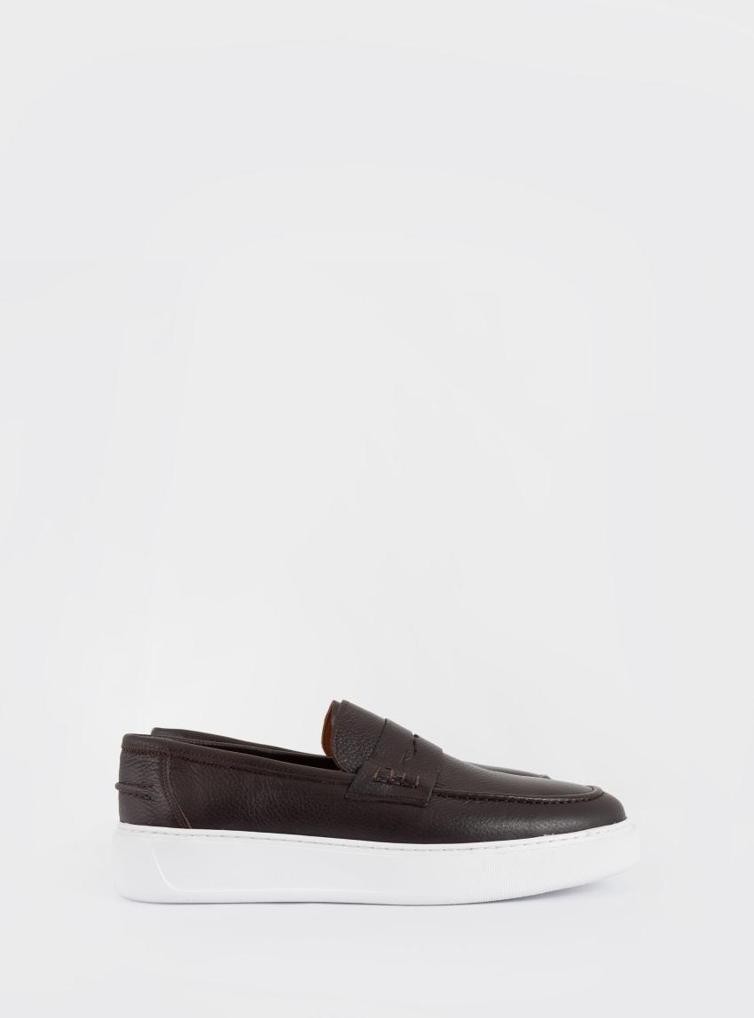 Riviera Penny Loafers - Dark Brown