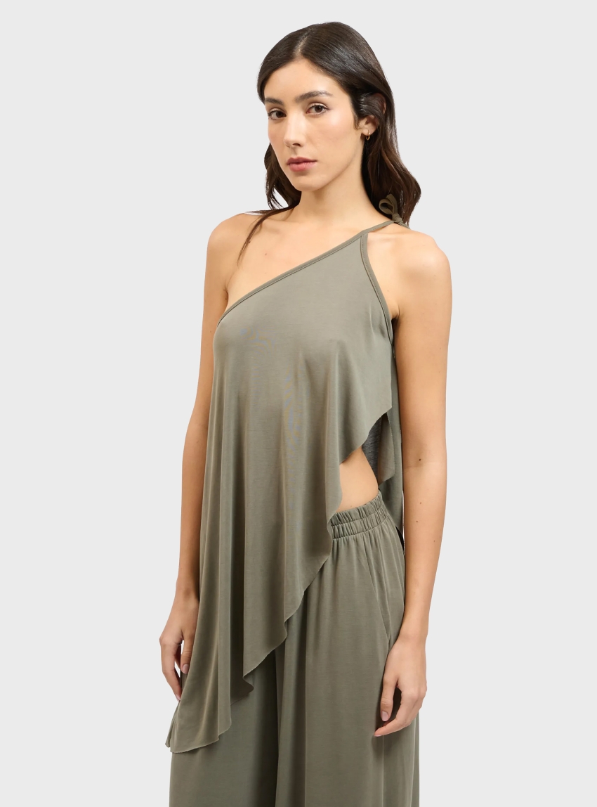 Collectiva Noir Lumen Top - Khaki