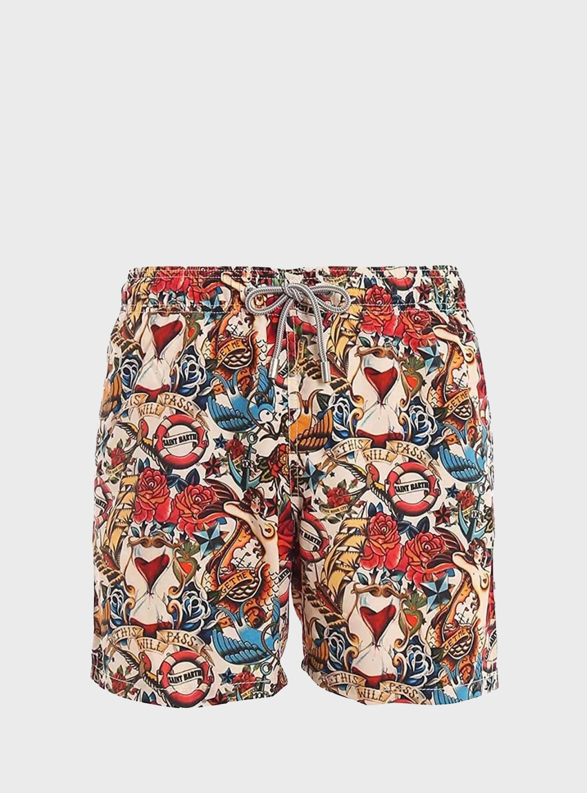 MC2 Saint Barth Gustavia Swimshorts Azala - Multi Colors