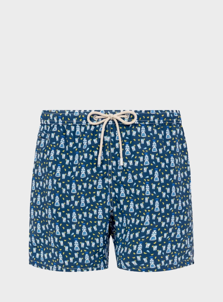 MC2 Saint Barth Lighting Micro Fantasy Swimshorts Tequila Classic 61 - Blue