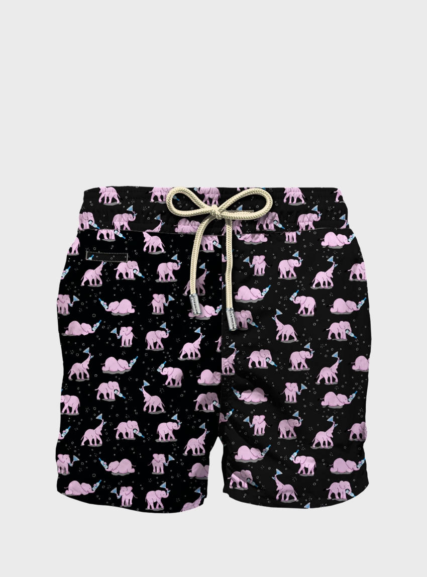 MC2 Saint Barth Lighting Micro Fantasy Swimshorts Drunk Night 00 - Pink