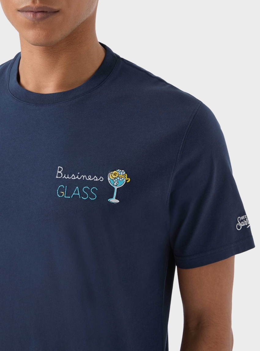 MC2 Saint Barth Portofino T-Shirt Business Class 61  - Dark Blue