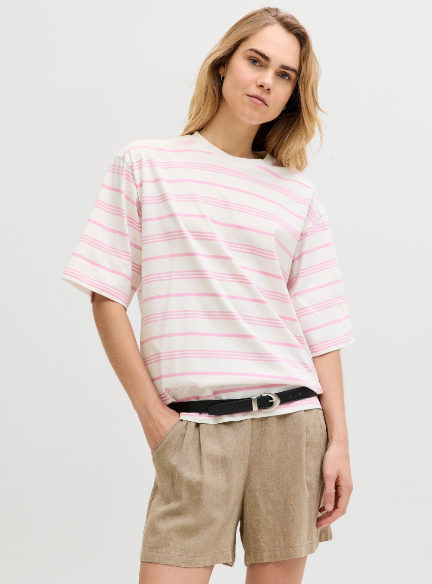 JJXX Raya Loose Tee - Pink