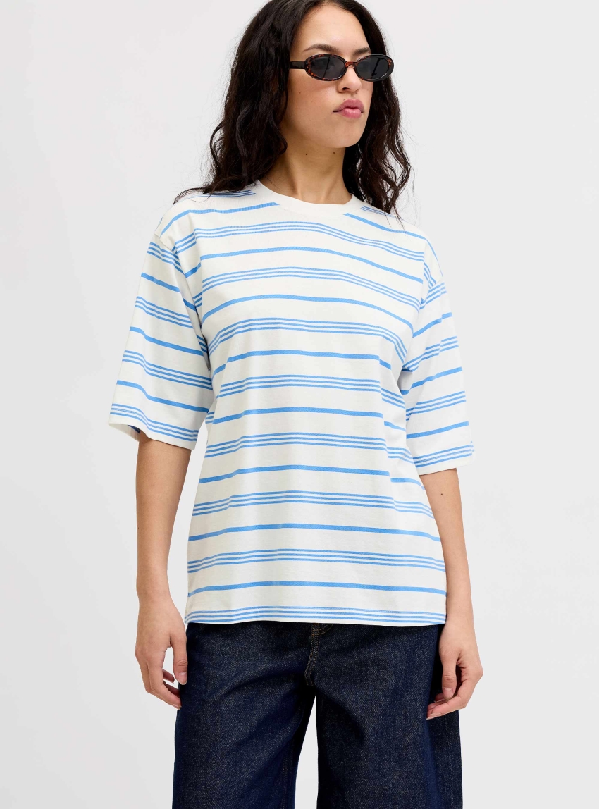 JJXX Raya Loose Tee - Sky Blue
