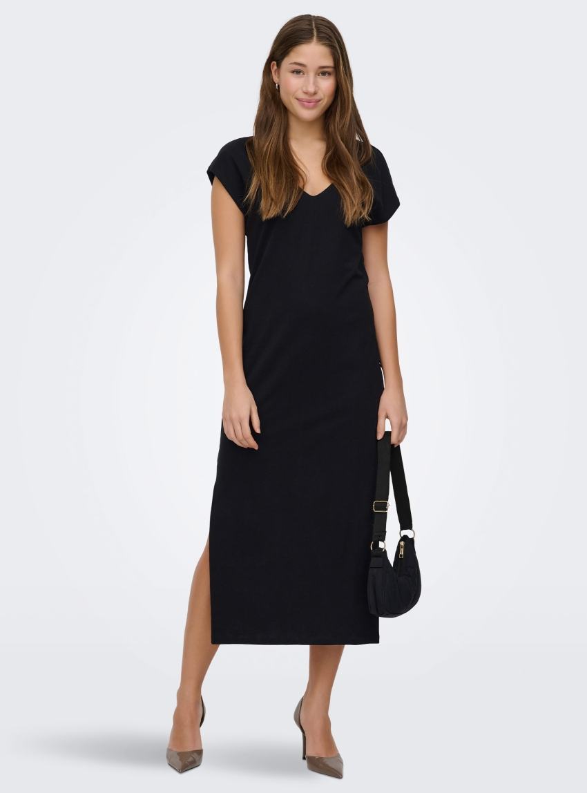 Only Mara Short Sleeve Dress - Black