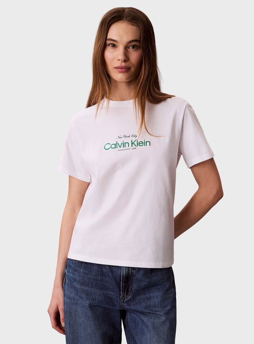 Calvin Klein Classic NYC Logo T-shirt - White