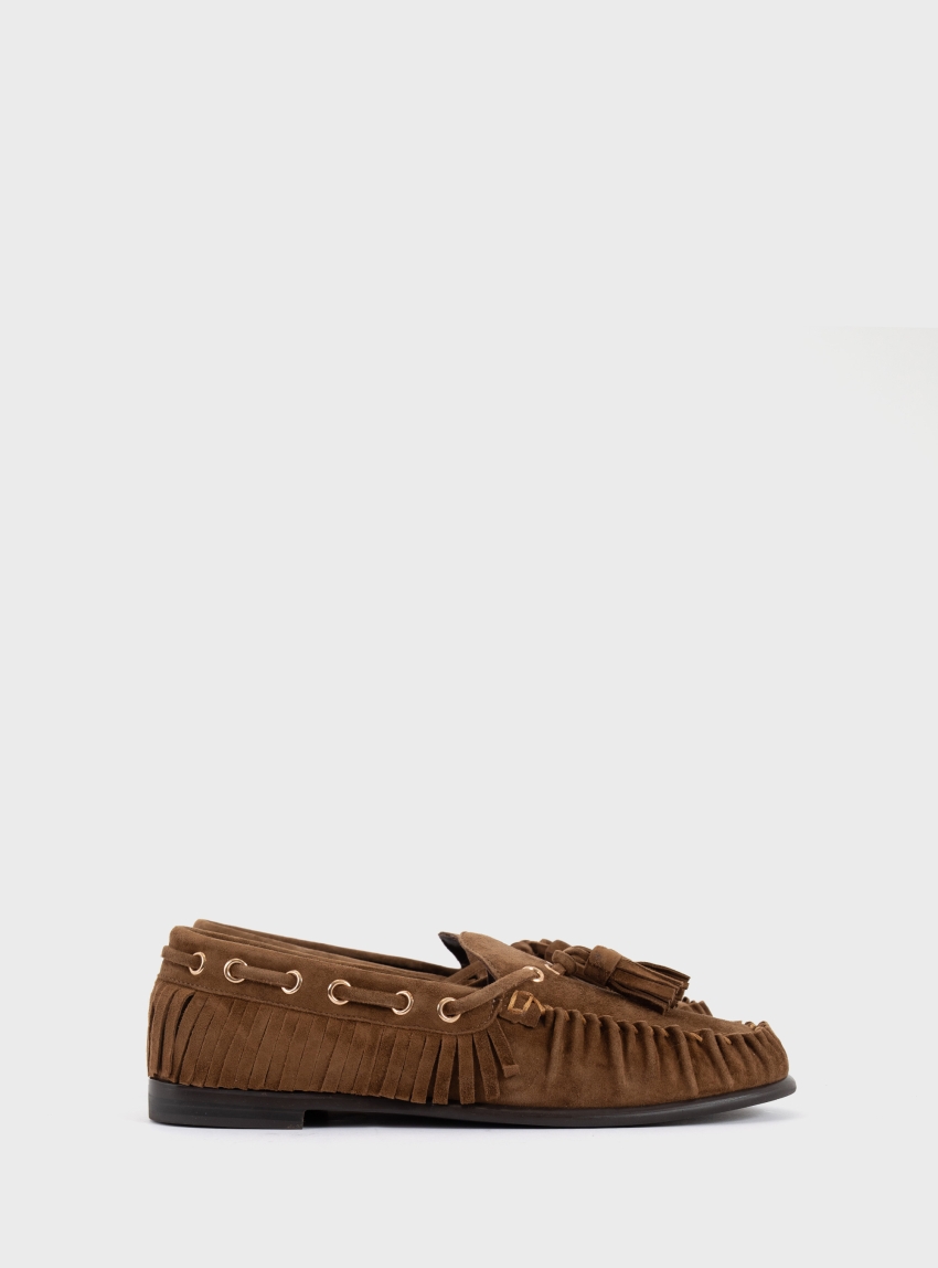 Pedro Anton India Tassel Loafers - Rust Brown