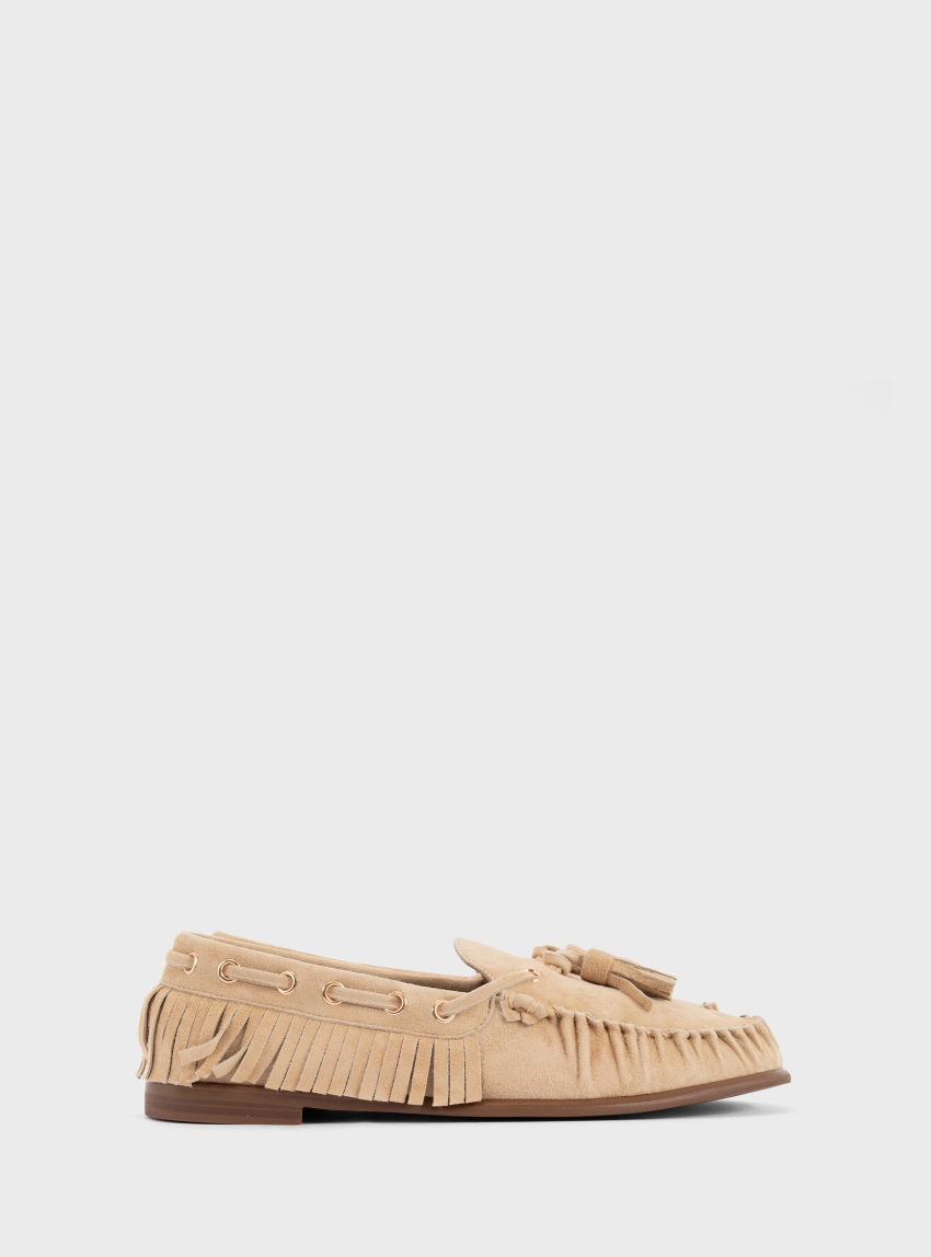 Pedro Anton India Tassel Loafers - Beige