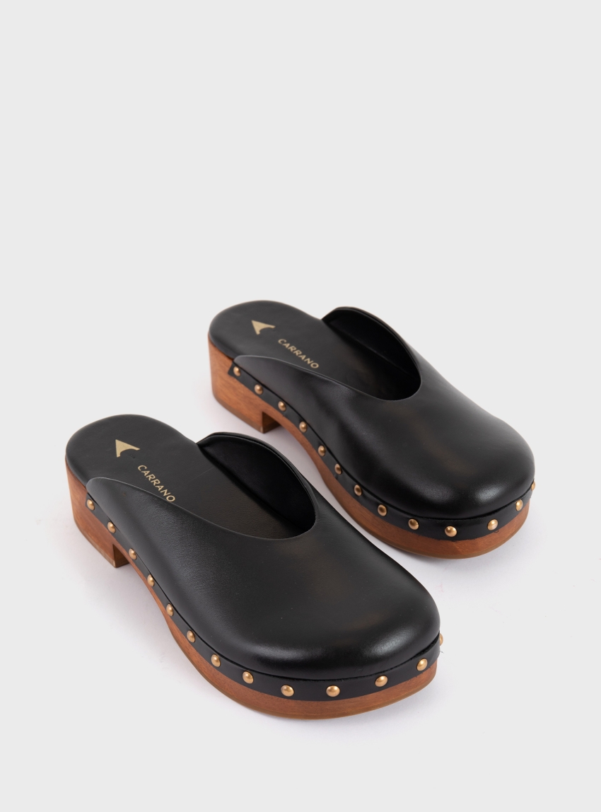 Carrano Clogs - Black