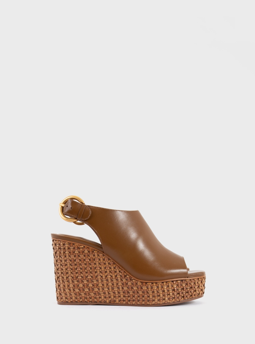 Carrano Heel Sandals - Light Brown