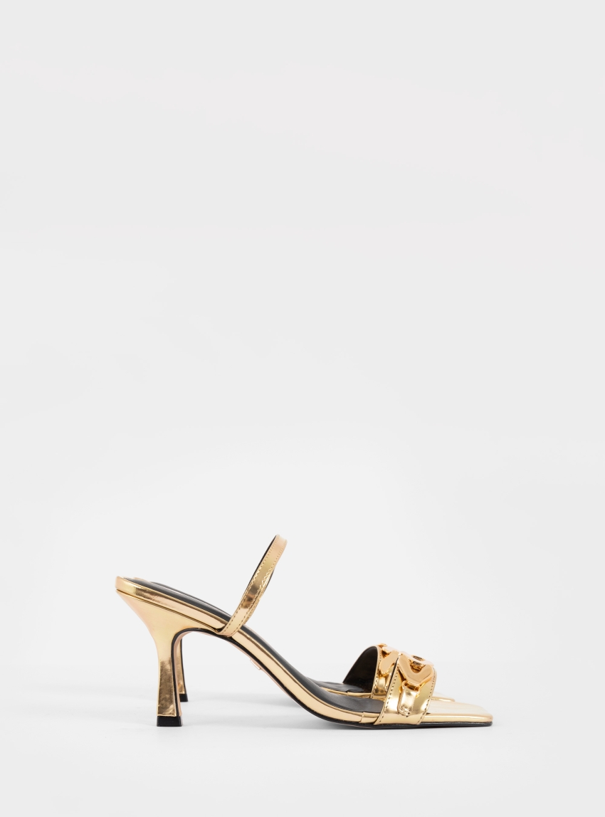 Carrano Heel Sandals - Gold
