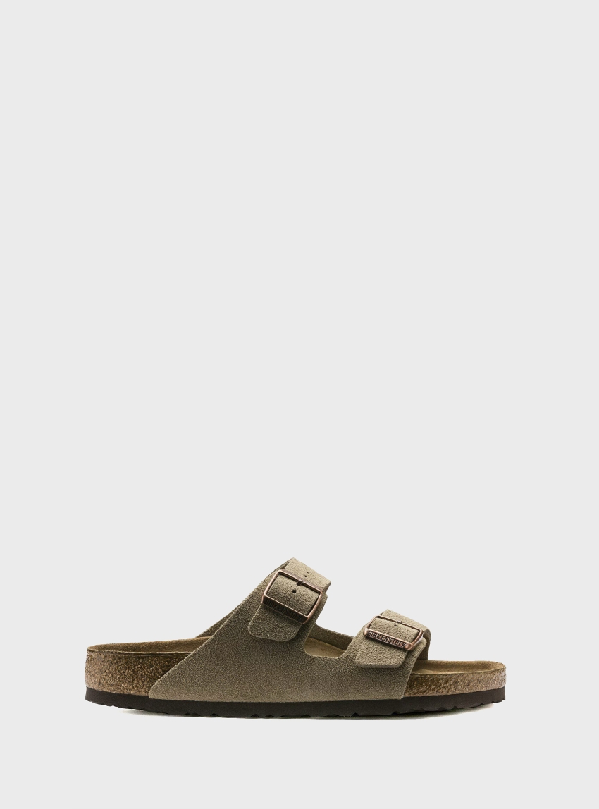 Birkenstock Arizona Soft Footbed Regular Fit Sanadls - Taupe