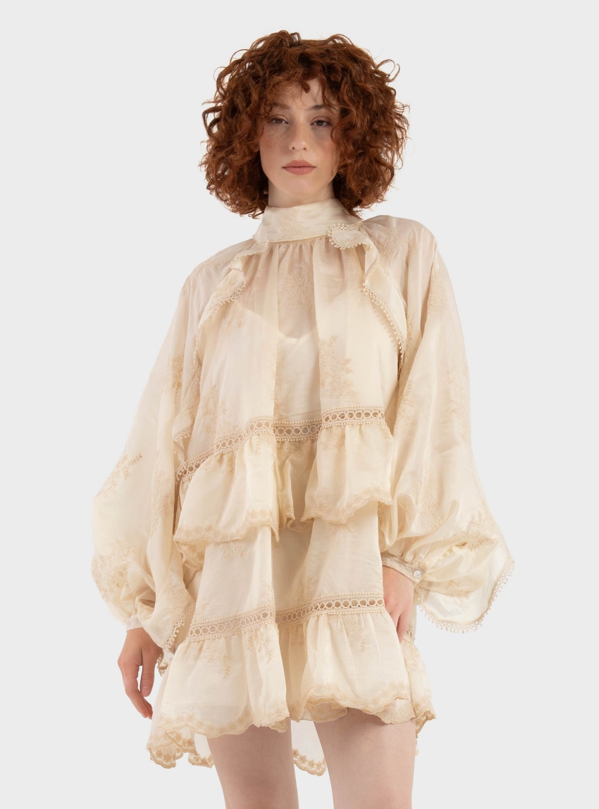 Souvenir Lace Dress - Beige