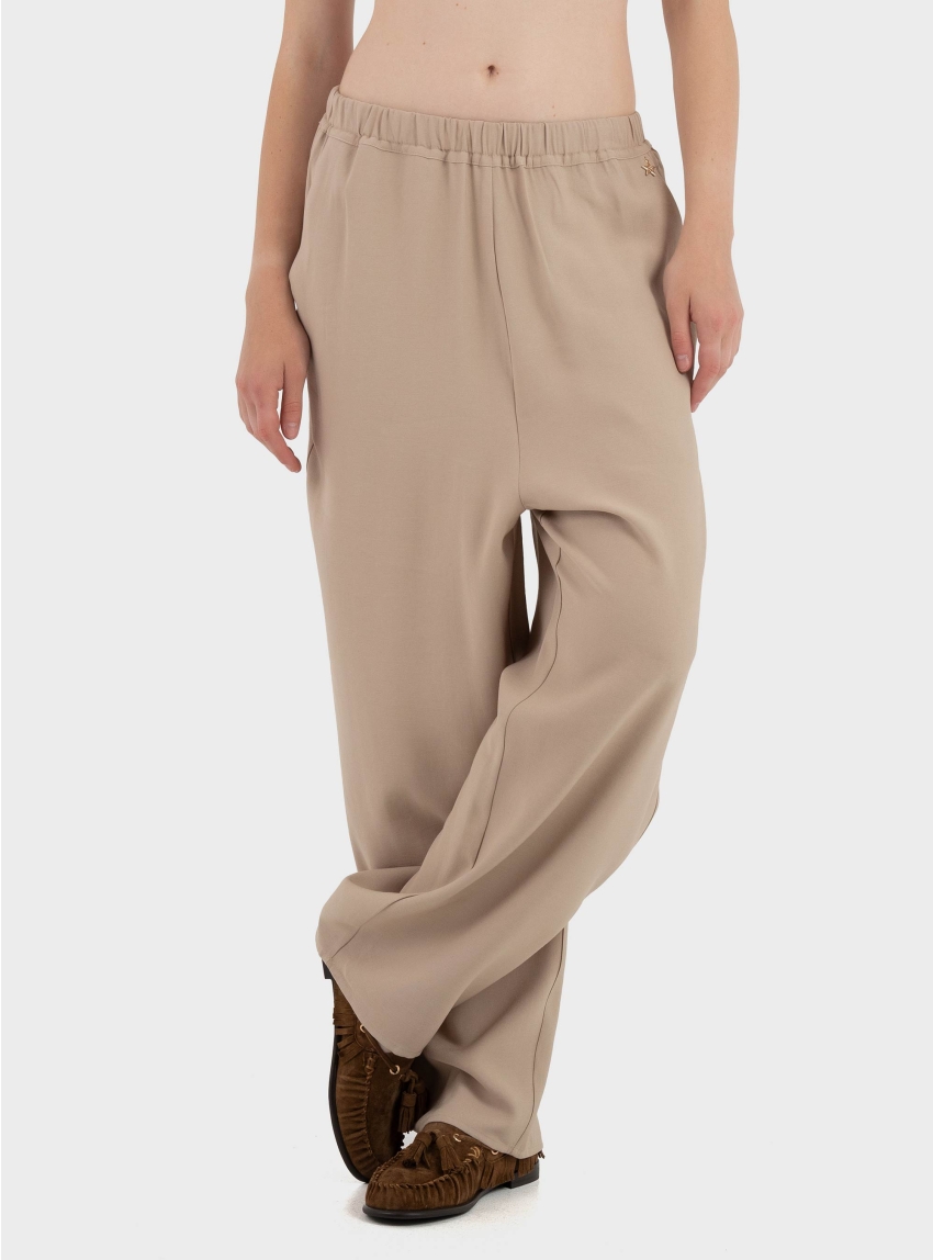 Souvenir Loose Fit Trousers - Light Beige