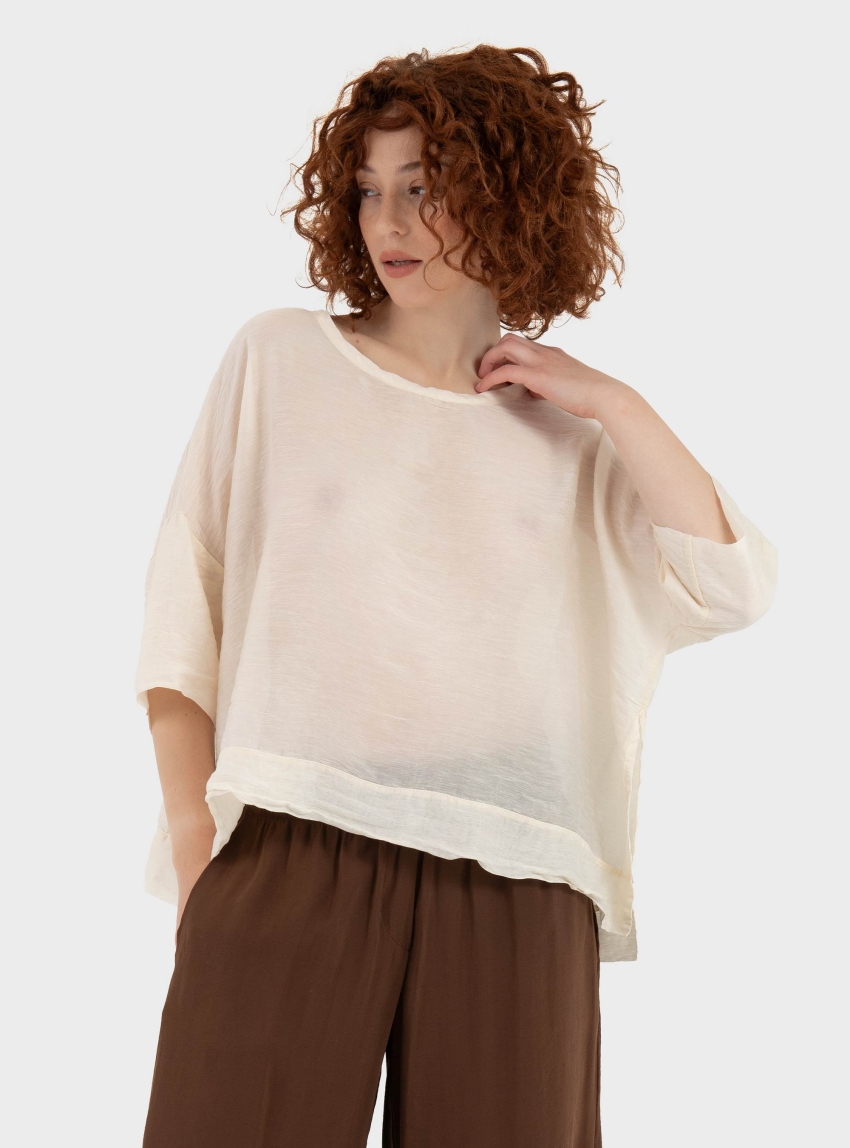 Souvenir Relaxed Top - Beige