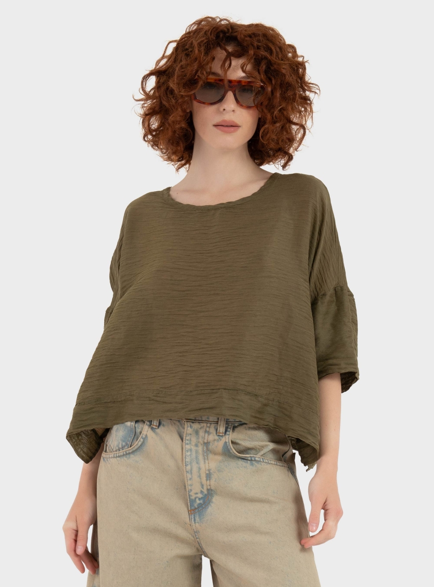 Souvenir Relaxed Top - Olive