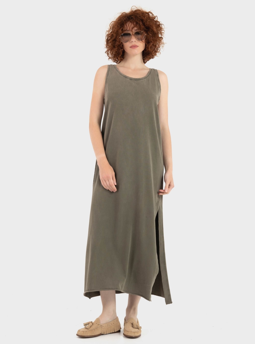 Four Minds Long Dress - Taupe