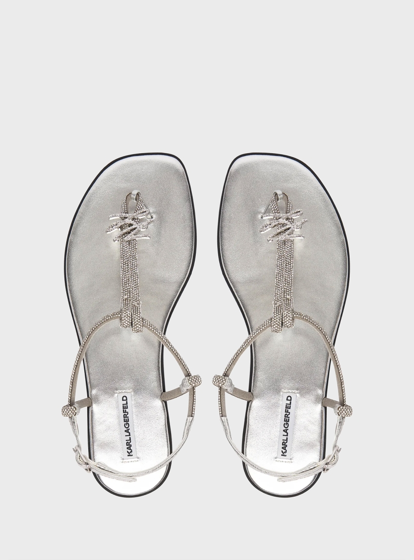 Karl Lagerfeld Olympia Ii Autograph Sling - Silver