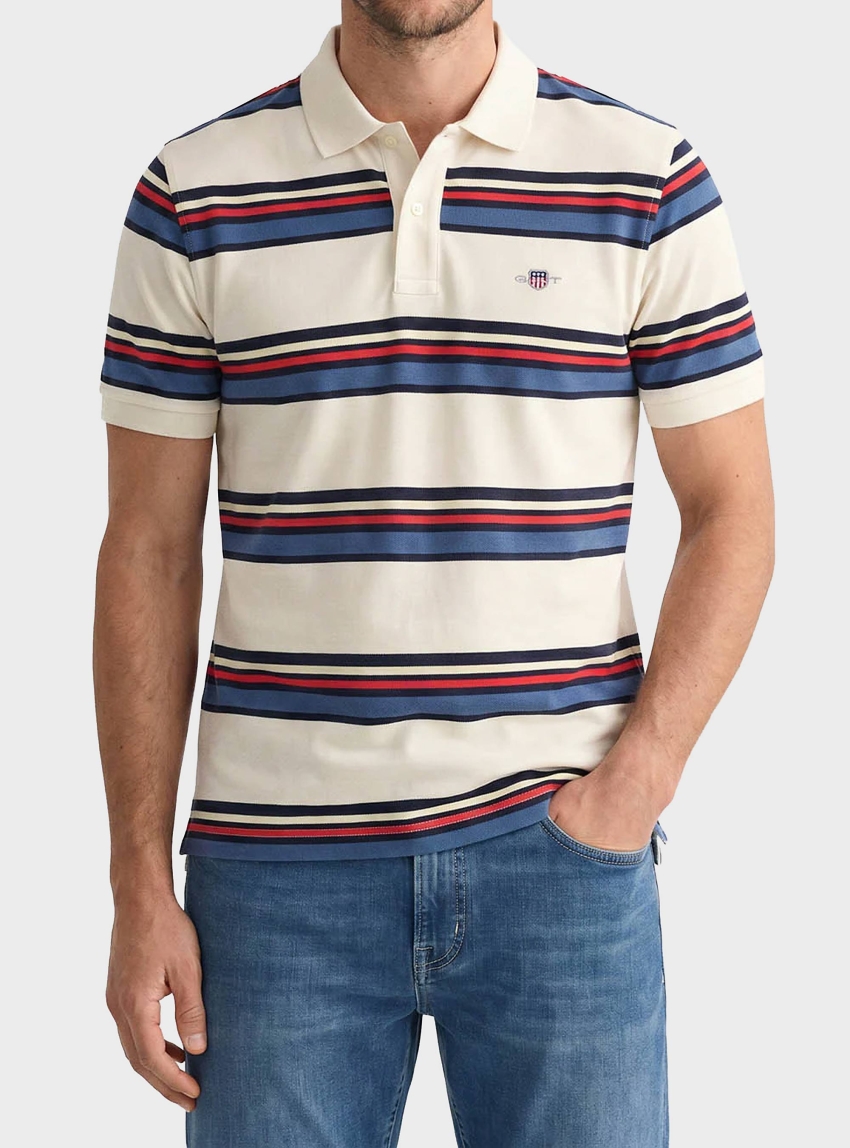 Gant Polo Shirt - Ivory