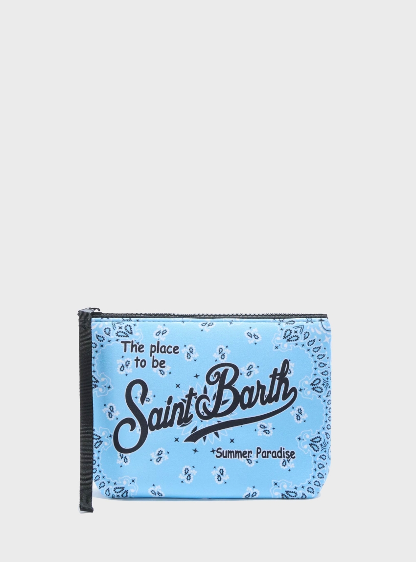 MC2 Saint Barth Aline scuba pouch - Light Blue