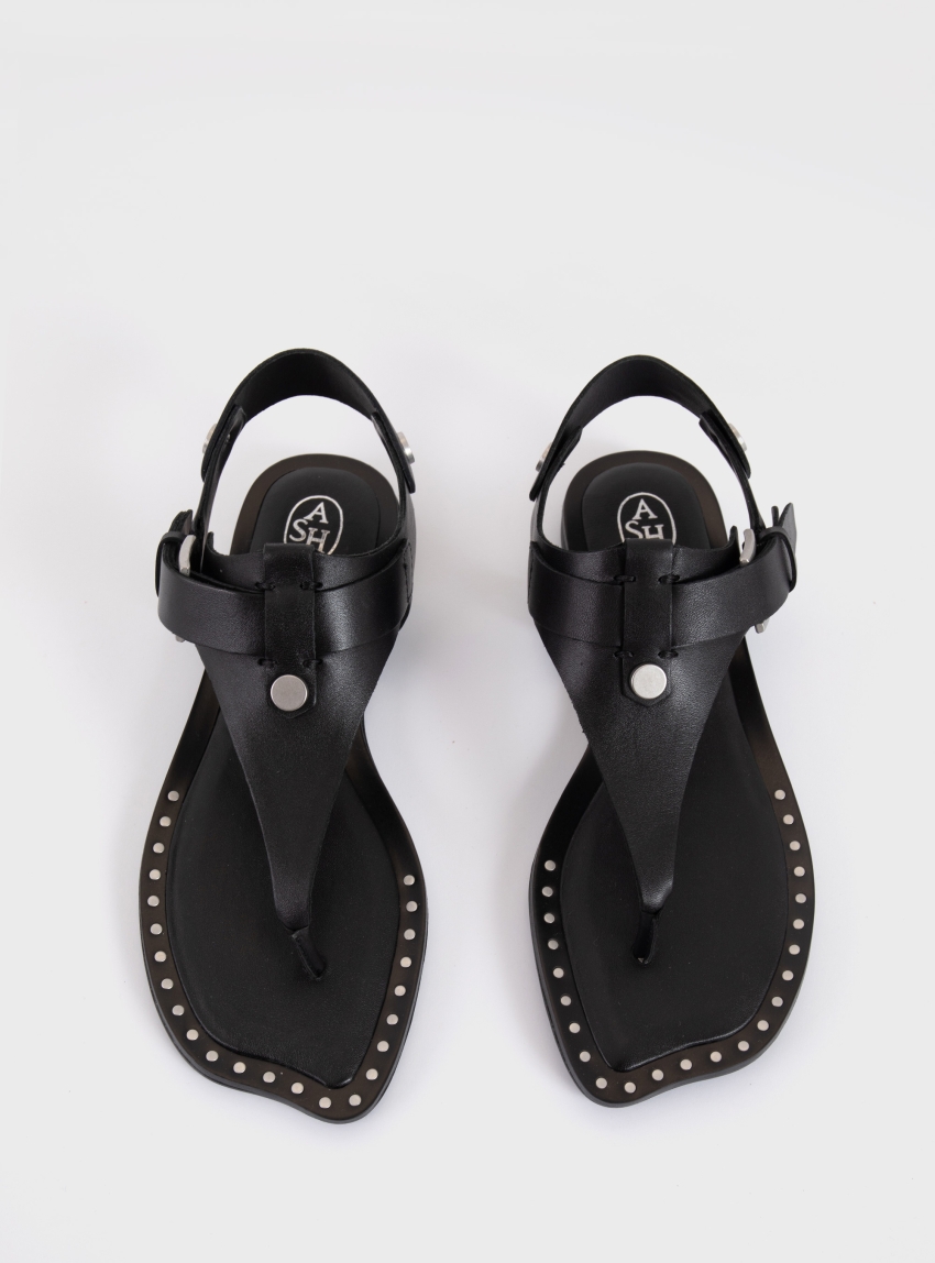 Ash Glam Sandals - Black