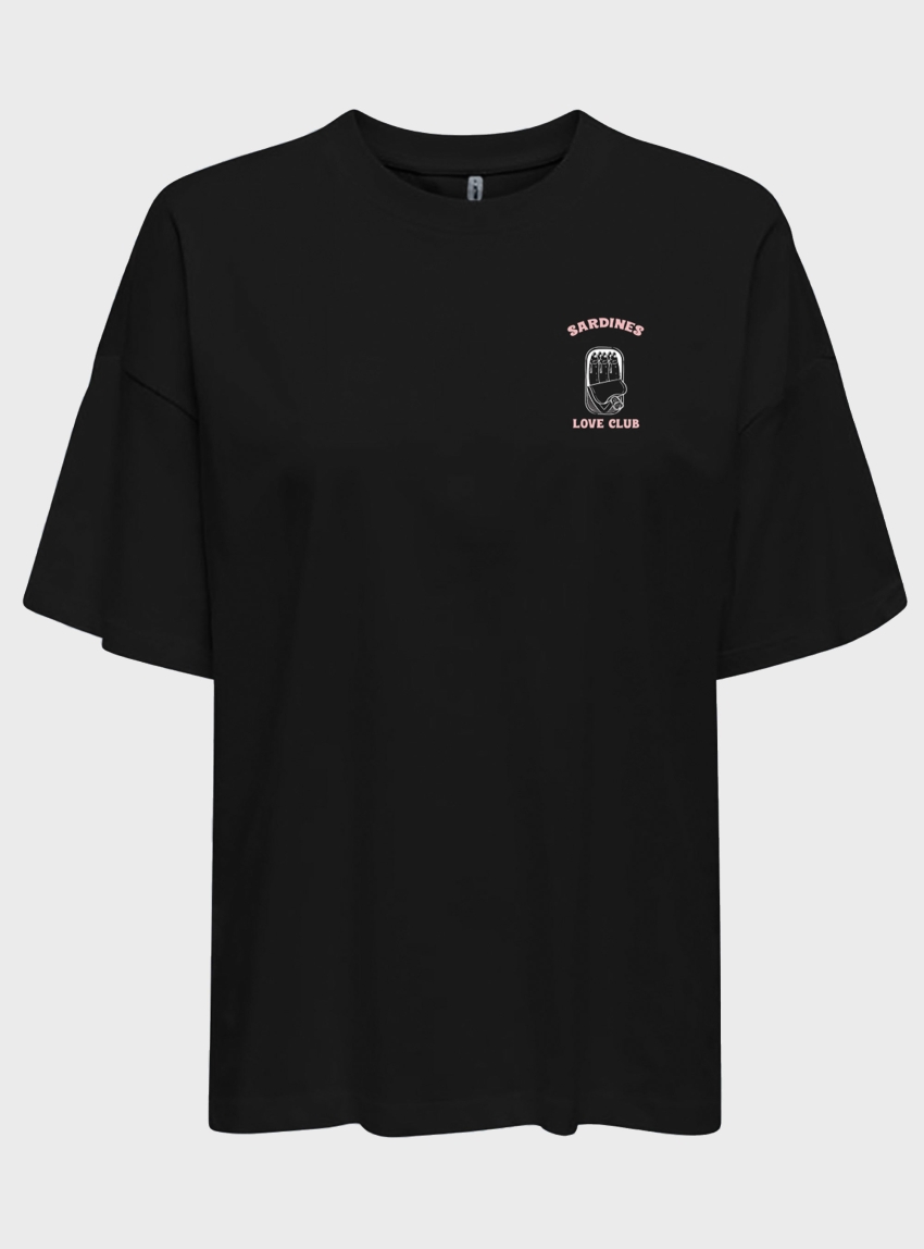 Only Vivvi Lovely Tee - Black