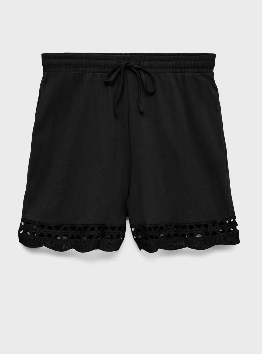 Vero Moda Gabby High Waist Shorts - Black