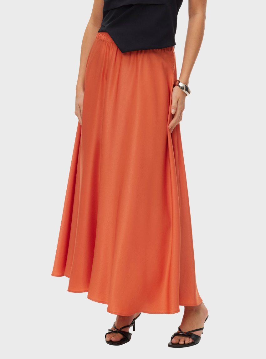 Vero Moda Mira Ankle Skirt - Light Coral