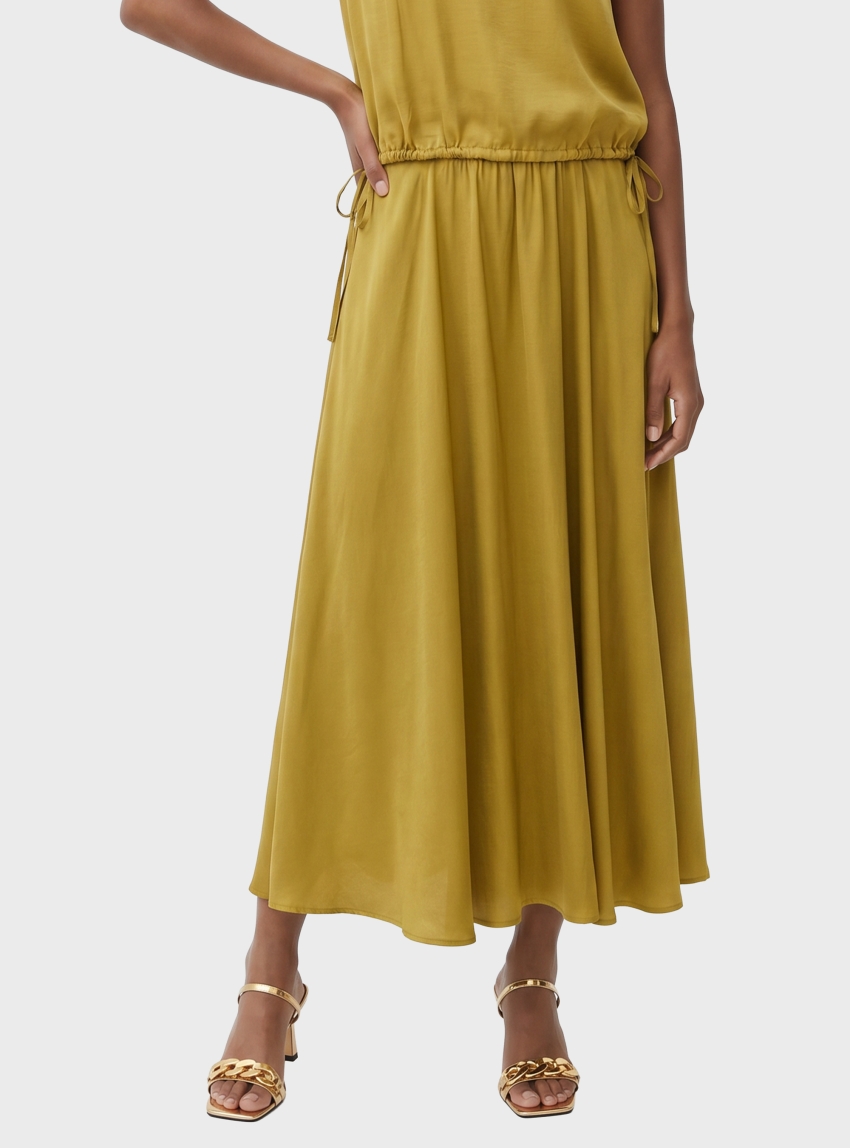 Vero Moda Mira Ankle Skirt - Ochre