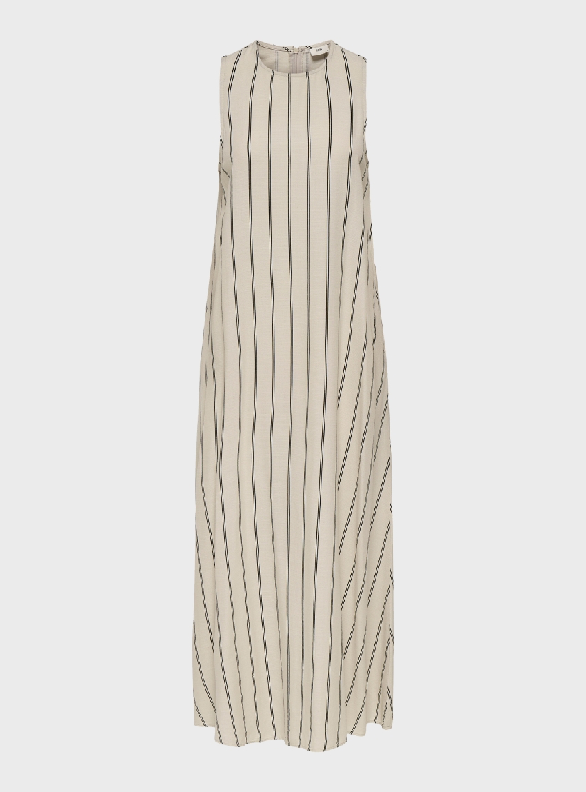 Jdy Caya Linen Long Dress - Ecru
