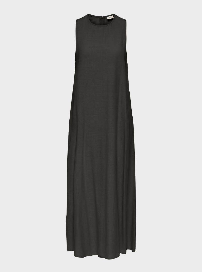 Jdy Caya Linen Long Dress - Black