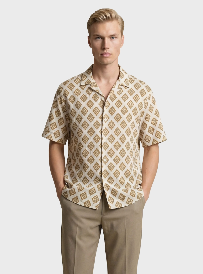 Gianni Lupo Shirt - Light Beige