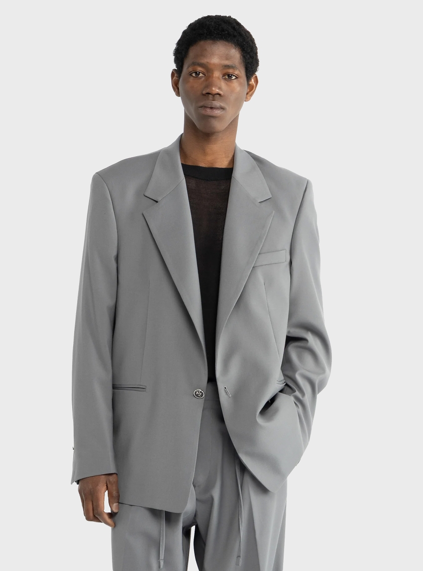 I'm Brian Regular Fit Blazer - Grey