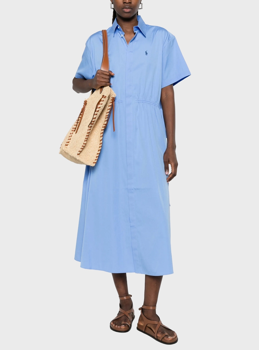 Polo Ralph Lauren Poplin Dress - Blue