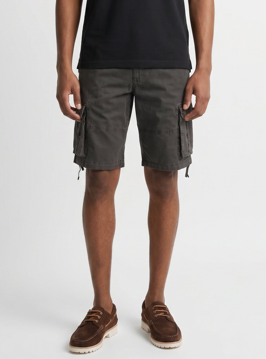 Jack & Jones Cole Anthony Cargo Shorts - Dark Grey