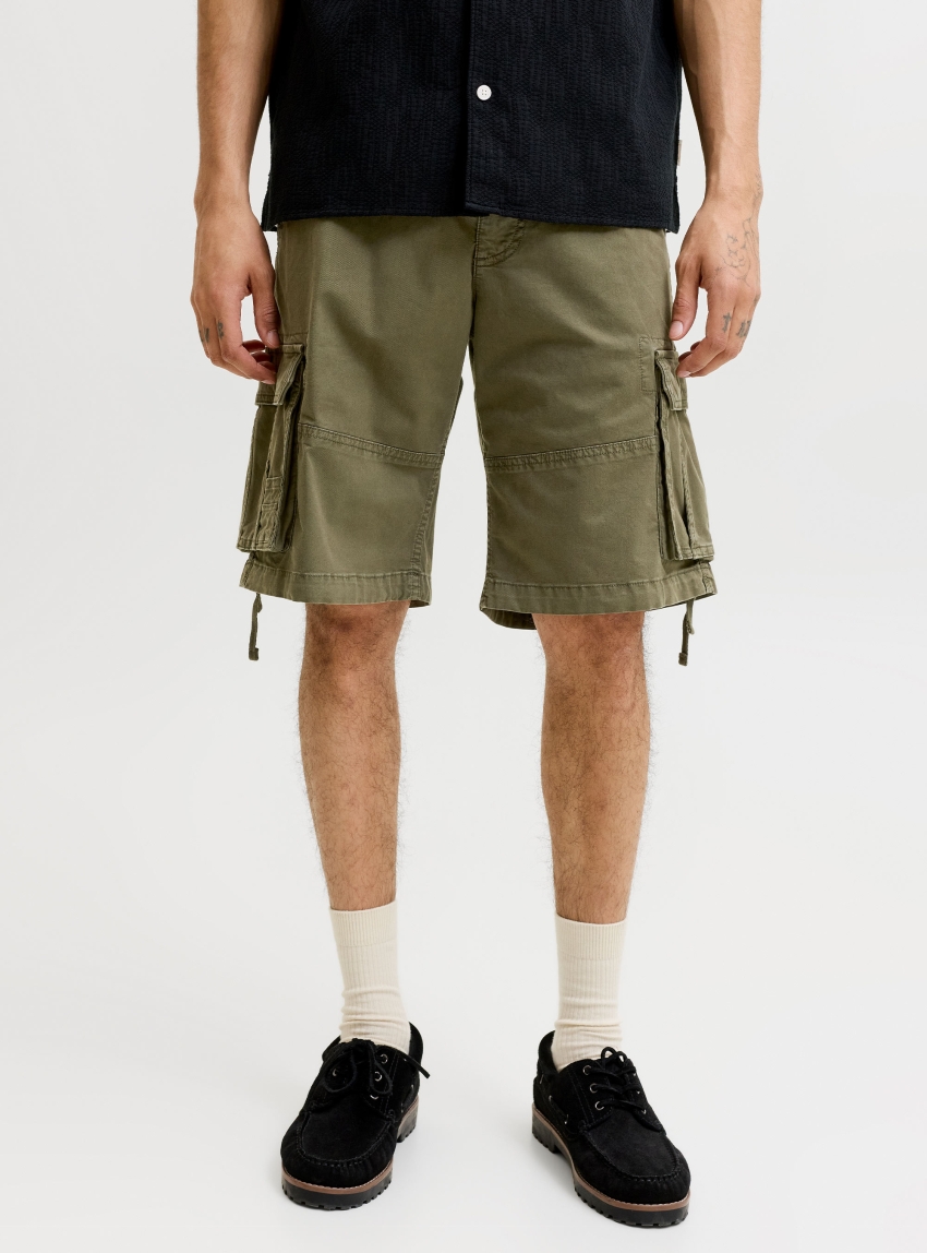 Jack & Jones Cole Anthony Cargo Shorts - Olive 