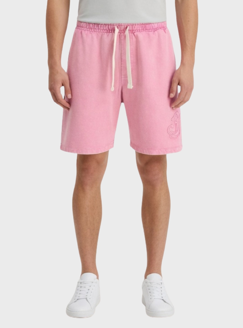 Jack & Jones Bill Pop Washed Sweat Shorts - Pink