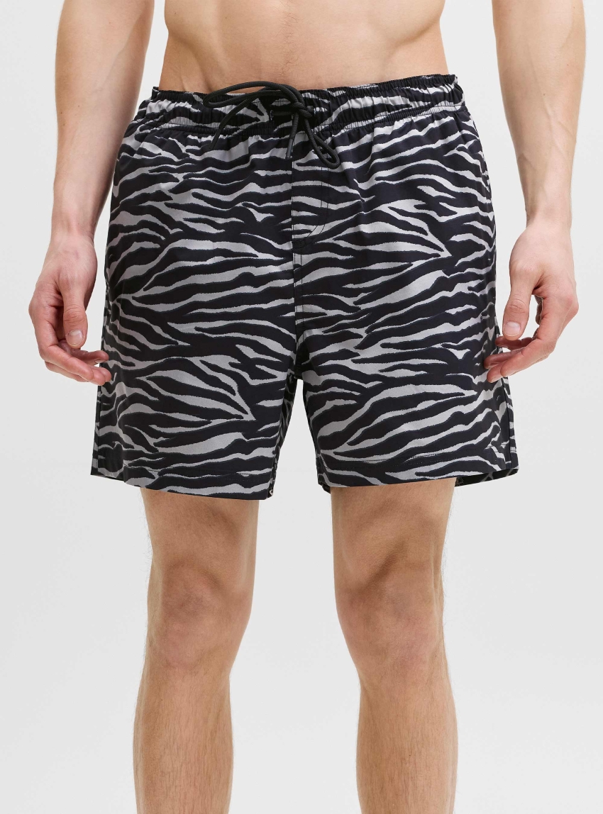 Jack & Jones Maui Shell Swim Shorts - Black