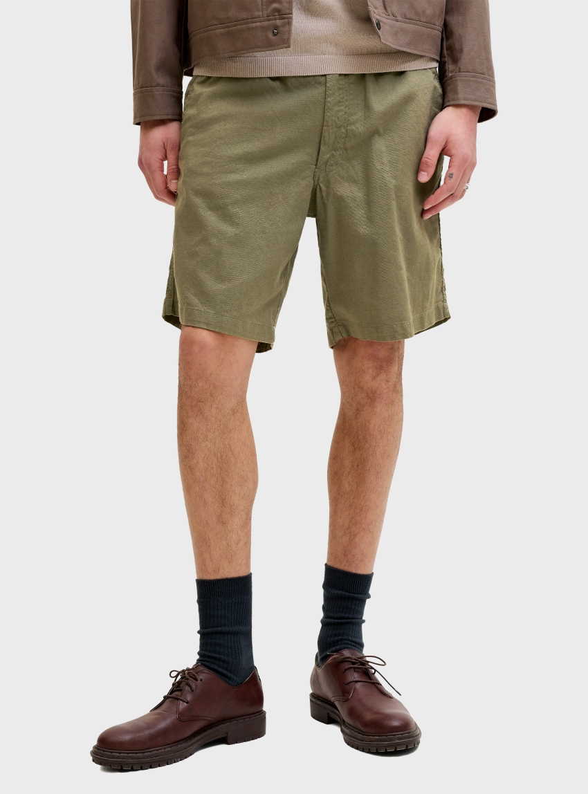 Jack & Jones Jaiden Hybrid Bondi Jog Shorts - Olive 