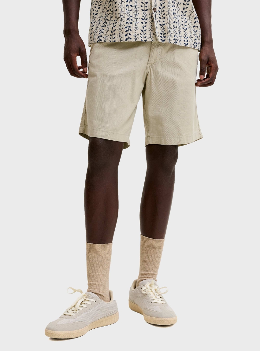 Jack & Jones Jaiden Hybrid Bondi Jog Shorts - Ecru