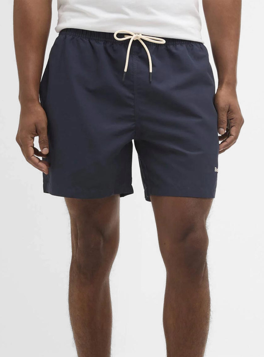 Barbour Water Reactive Tartan Swim Shorts - Navy