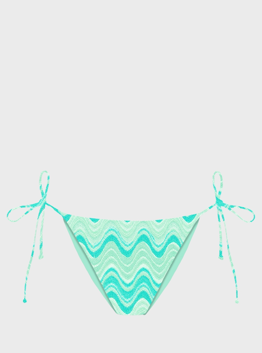 MC2 Saint Barth Virgo normal coverage bikini bottom wave-effect raschel fabric - Multi Colors