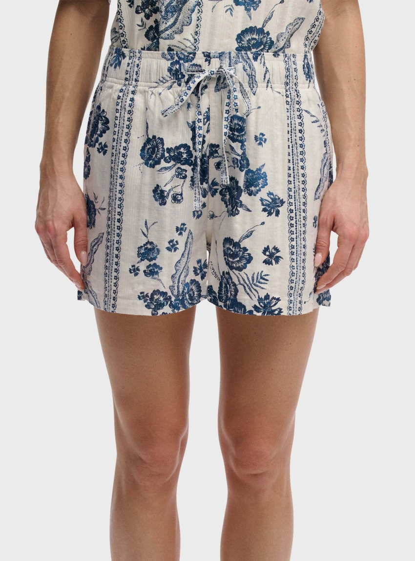 Superdry Cotton Printed Beach Shorts - Floral